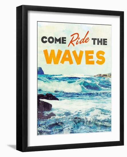 Sunshine and Waves II-Bruce Nawrocke-Framed Art Print