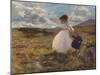 'Sunshine and Wind', c1907-Charles Sims-Mounted Giclee Print