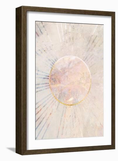 Sunshine Beige Gold Portrait-Sarah Manovski-Framed Giclee Print