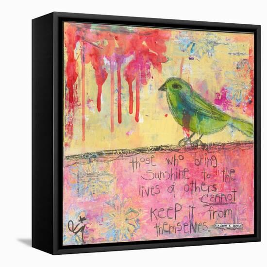 Sunshine Bird-Jennifer McCully-Framed Stretched Canvas