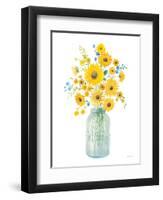 Sunshine Bouquet I Light in Jar-Danhui Nai-Framed Art Print