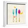 Sunshine Cutlery-Meili Van Andel-Framed Art Print