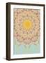 Sunshine Floral Mandala-null-Framed Art Print