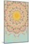 Sunshine Floral Mandala-null-Mounted Art Print
