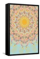 Sunshine Floral Mandala-null-Framed Stretched Canvas