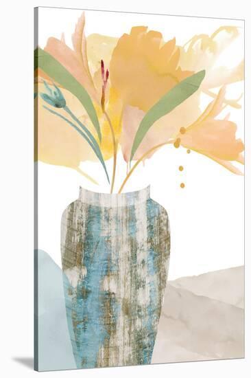 Sunshine in a Vase I-Flora Kouta-Stretched Canvas