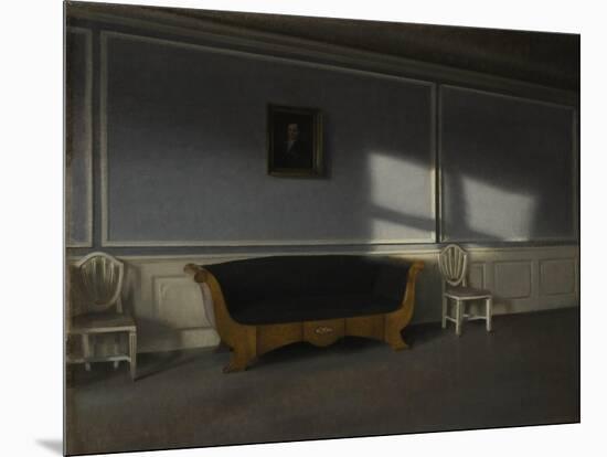 Sunshine in the Drawing Room III, c.1905-Vilhelm Hammershoi-Mounted Giclee Print