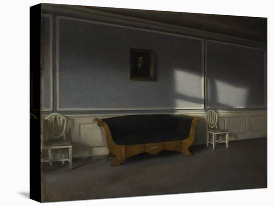 Sunshine in the Drawing Room III, c.1905-Vilhelm Hammershoi-Stretched Canvas