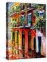 Sunshine In The French Quarter-Diane Millsap-Stretched Canvas