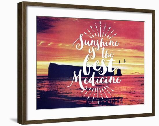 Sunshine Is The Best Medicine-The Saturday Evening Post-Framed Giclee Print