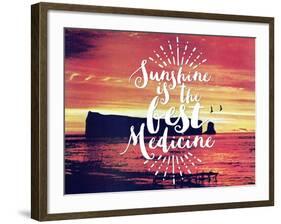 Sunshine Is The Best Medicine-The Saturday Evening Post-Framed Giclee Print