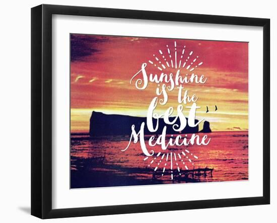 Sunshine Is The Best Medicine-The Saturday Evening Post-Framed Giclee Print