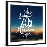 Sunshine Is The Best Medicine-The Saturday Evening Post-Framed Giclee Print