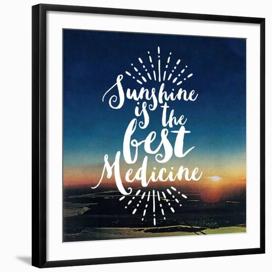 Sunshine Is The Best Medicine-The Saturday Evening Post-Framed Giclee Print