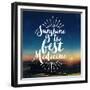 Sunshine Is The Best Medicine-The Saturday Evening Post-Framed Giclee Print