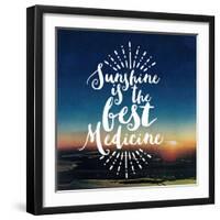 Sunshine Is The Best Medicine-The Saturday Evening Post-Framed Giclee Print