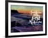 Sunshine Is The Best Medicine-The Saturday Evening Post-Framed Giclee Print