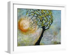 sunshine keeps me happy-Blenda Tyvoll-Framed Art Print