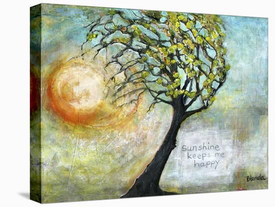 Sunshine Keeps Me Happy-Blenda Tyvoll-Stretched Canvas