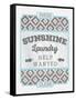 Sunshine Laundry II-Ashley Sta Teresa-Framed Stretched Canvas