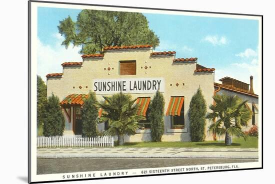 Sunshine Laundry, St. Petersburg, Florida-null-Mounted Art Print