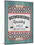 Sunshine Laundry-Ashley Sta Teresa-Mounted Art Print