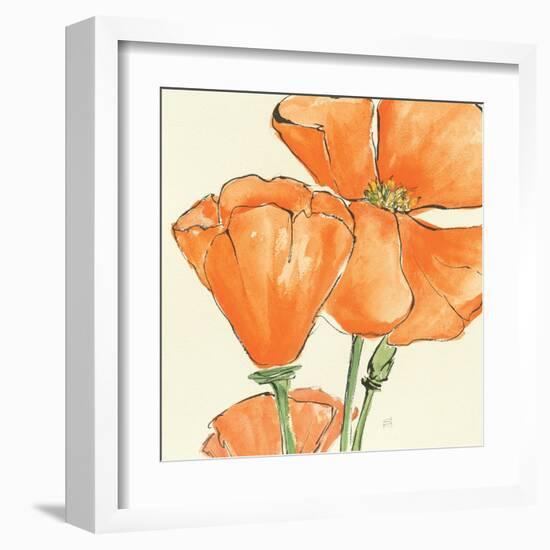 Sunshine Poppy III-Chris Paschke-Framed Art Print