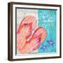 Sunshine Sandals I-Paul Brent-Framed Art Print