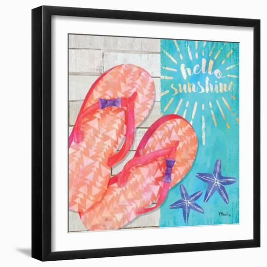 Sunshine Sandals I-Paul Brent-Framed Art Print