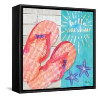 Sunshine Sandals I-Paul Brent-Framed Stretched Canvas
