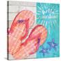 Sunshine Sandals I-Paul Brent-Stretched Canvas