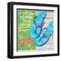 Sunshine Sandals II-Paul Brent-Framed Art Print