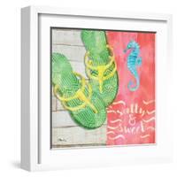 Sunshine Sandals III-Paul Brent-Framed Art Print