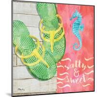 Sunshine Sandals III-Paul Brent-Mounted Art Print