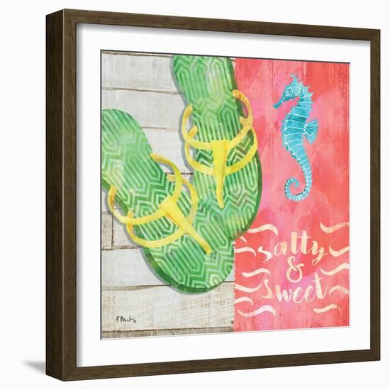 Sunshine Sandals III-Paul Brent-Framed Art Print
