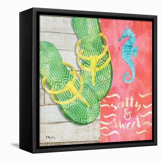 Sunshine Sandals III-Paul Brent-Framed Stretched Canvas