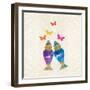 Sunshine Shakers-Meili Van Andel-Framed Art Print