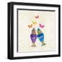 Sunshine Shakers-Meili Van Andel-Framed Art Print