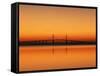 Sunshine Skyway Bridge over Tampa Bay from Fort De Soto Park, Florida, USA-Adam Jones-Framed Stretched Canvas