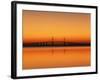 Sunshine Skyway Bridge over Tampa Bay from Fort De Soto Park, Florida, USA-Adam Jones-Framed Photographic Print