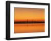 Sunshine Skyway Bridge over Tampa Bay from Fort De Soto Park, Florida, USA-Adam Jones-Framed Photographic Print