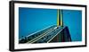 Sunshine Skyway Bridge spanning Tampa Bay, Florida, USA-null-Framed Photographic Print