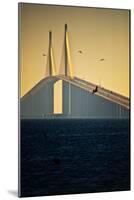 Sunshine Skyway Bridge spanning Tampa Bay, Florida, USA-null-Mounted Photographic Print