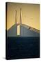 Sunshine Skyway Bridge spanning Tampa Bay, Florida, USA-null-Stretched Canvas
