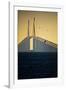 Sunshine Skyway Bridge spanning Tampa Bay, Florida, USA-null-Framed Photographic Print