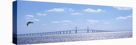 Sunshine Skyway Bridge, Tampa Bay, Florida, USA-null-Stretched Canvas