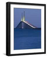 Sunshine Skyway Bridge, Tampa Bay, Saint Petersburg, Florida-John Coletti-Framed Photographic Print