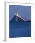 Sunshine Skyway Bridge, Tampa Bay, Saint Petersburg, Florida-John Coletti-Framed Photographic Print