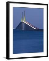 Sunshine Skyway Bridge, Tampa Bay, Saint Petersburg, Florida-John Coletti-Framed Photographic Print