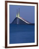 Sunshine Skyway Bridge, Tampa Bay, Saint Petersburg, Florida-John Coletti-Framed Photographic Print